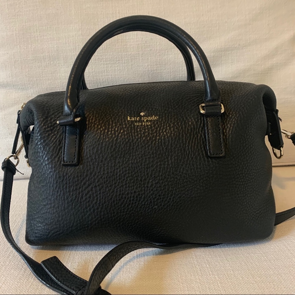Kate Spade henry lane emmy satchel bag, Black